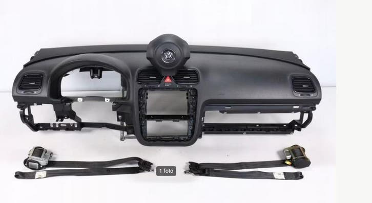 Dashboard + Airbags + Veiligheidsgordels VW Scirocco, Auto-onderdelen, Dashboard en Schakelaars, Nieuw, Volkswagen, Verzenden