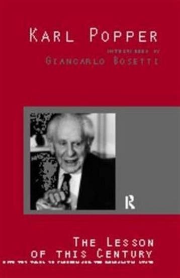The Lesson of this Century - Karl Popper 9780415129589, Boeken, Verzenden, Zo goed als nieuw, Karl Popper