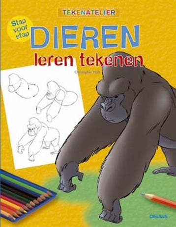 Stap voor stap Dieren leren tekenen / Tekenatelier / 2, Verzenden, Zo goed als nieuw, C. Hart