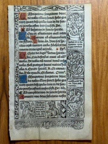 Paris, Antoine Verard - Printed Book of Hours on Vellum