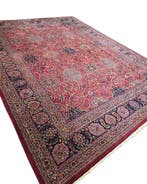 Groot Perzisch tapijt Mashad 410x310 wollen vloerkleed iran, Huis en Inrichting, Stoffering | Tapijten en Kleden, Groot perzisch tapijt wollen vloerkleed handgeknoopt iran mashad