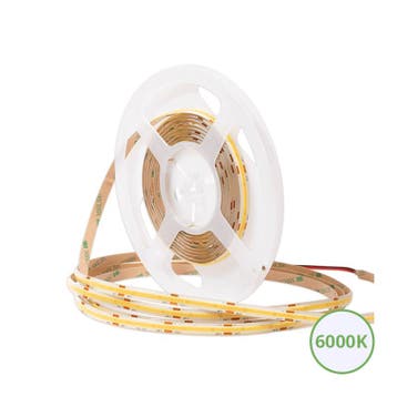 COB LEDstrip Vrij Knipbaar 24V DC 5 Meter 10W/m 6000K CRI..., Ophalen of Verzenden, Nieuw