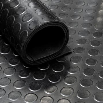 Rubber loper / rubbermat op rol - Noppen 3 mm - Breedte 150, Verzenden, Nieuw