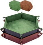 Dobbelstenenbakjes Set – 2 stuks - Opvouwbaar leer en, Verzenden, Nieuw