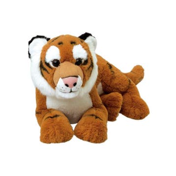 Pluche bruine tijger knuffel - 48 cm - safari dier, Verzenden, Nieuw