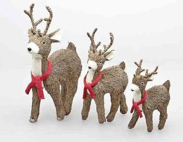 Rendier Hert Ree Staand 37 cm per stuk, Ophalen of Verzenden, Nieuw