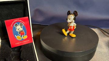 Arribas Bros - Beeldje - Gejuweelde Mickey Mouse - Kristal,