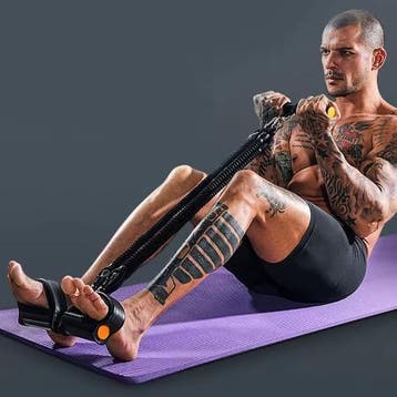 Pedaal Weerstandsband Trainer met Trekkoord Fitness, Sport en Fitness, Verzenden, Nieuw