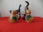 6 Leuke decoratieve houten eenden - Figuur - Hout