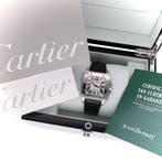 Cartier Santos Automatic 100 XL W20076X8 / 2656; Automati..., Ophalen of Verzenden, Zo goed als nieuw, Leer, Overige merken