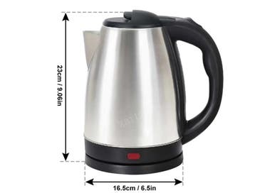 Elektrische Waterkoker 2.0L RVS met Snelle Verwarming, Verzenden, Nieuw