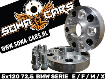 Adapters / Steekadapters BMW E F M X SERIE 5x120 72,5 20mm