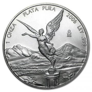 Mexican Libertad 1 oz 2006, Verzenden, Zuid-Amerika, Losse munt, Zilver