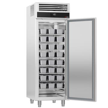 GGM Gastro | IJsvrieskast RVS - EN 600x800 - 650L - 1-deurs, Witgoed en Apparatuur, Verzenden, Nieuw, Inbouw, Vrieskast