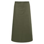GGM Gastro | KARLOWSKY | Bistro schort Basic - Mosgroen |, Verzenden, Nieuw, Groen, Schort