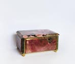 Vintage luxury rhodonite jewelry box - USSR - Sieradendoos -, Antiek en Kunst