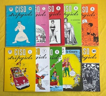 Ciso stripgids 1 t/m 10 - Opeenvolgende nummers - 10 Album -, Boeken, Nieuw
