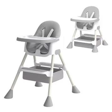 2-in-1 Baby Kinderstoel met Voetensteun en Dubbele Eettray, Kinderen en Baby's, Kinderstoelen, Verzenden, Nieuw