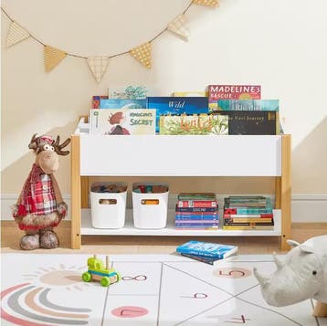 Kinderboekenkast met Speelgoedplank – Kast voor Kinderen 85×, Verzenden, Nieuw
