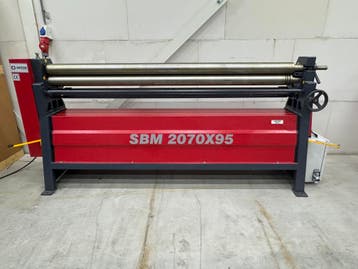 OSTAS SBM 2070 x 95 plaatwals platenwals rollenwals, Nieuw