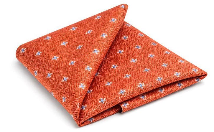 Suitable Zijde Pochet Blue Star Rood maat one size Heren, Kleding | Heren, Stropdassen, Rood, Nieuw, Verzenden