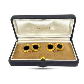 Bvlgari - Manchetknopen - 18 karaat Geel goud, Exclusieve
