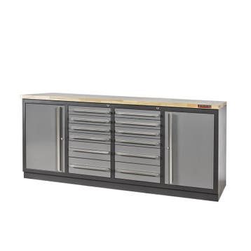Professionele werkbank – montagetafel 215 x 70 x 95 cm. met, Doe-het-zelf en Verbouw, Werkbanken, Ophalen of Verzenden, Nieuw
