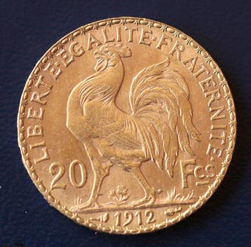 Frankrijk. 20 Francs 1912 Marianne (Zonder minimumprijs)