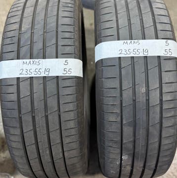 2x235-55-19 Maxis Zomer 2x5mm €55 PerBand 235 55 19, Gebruikt, 235 mm, Band(en), Personenwagen