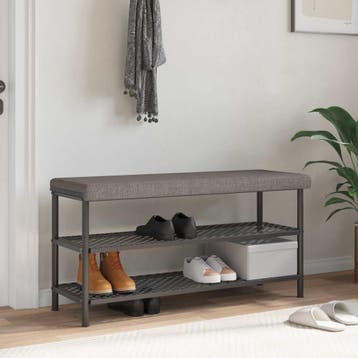 vidaXL Bankkussen Stof Taupe Diepte 35 cm, Verzenden, Nieuw