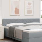 vidaXL Hoofdbord Lichtgrijs 200 cm Stof, Huis en Inrichting, Slaapkamer | Bedden, Verzenden, Nieuw, Stof