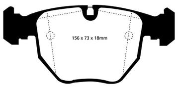 EBC 00-04 BMW M5 5.0 (E39) Yellowstuff Front Brake Pads, Ophalen of Verzenden, Nieuw
