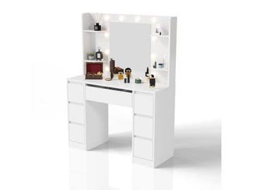 Veiling - Kaptafel / Schminktafel Malia - Incl. Spiegel en L, Huis en Inrichting, Tafels | Kaptafels, Nieuw