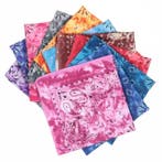 Fako Bijoux - Bandana Tie Dye Set - Paisley Bandanas - 9, Verzenden, Nieuw
