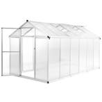 vidaXL Tuinkas 13,41 m³ 362x190x195 cm aluminium, Verzenden, Nieuw