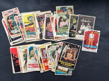 Anonymous - Lot of 165 Spanish Cinema Programs - Jaren 1940, Verzamelen, Nieuw