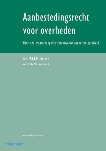 Aanbestedingsrecht voor overheden 9789035248038, Zo goed als nieuw