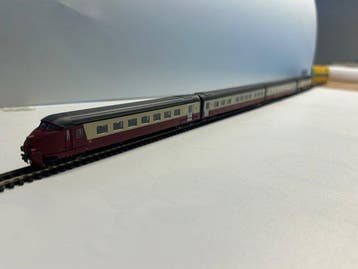 Minitrix N - 12440 - Diesellocomotief (1) - Set van 4, Nieuw