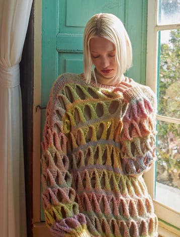 Breipatroon Oversized Damestrui Gabrielle met opengewerkte, Ophalen of Verzenden, Nieuw