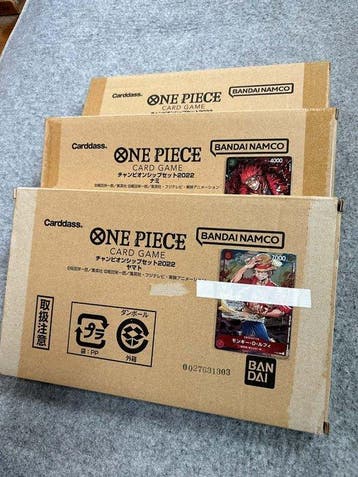 Bandai - 3 Sealed box - One Piece, Hobby en Vrije tijd, Nieuw