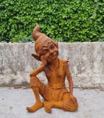 Beeldje - A dreaming garden gnome - IJzer