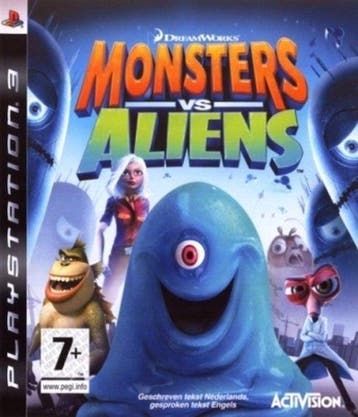 Monsters vs Aliens (PS3 Games), Ophalen of Verzenden, Zo goed als nieuw