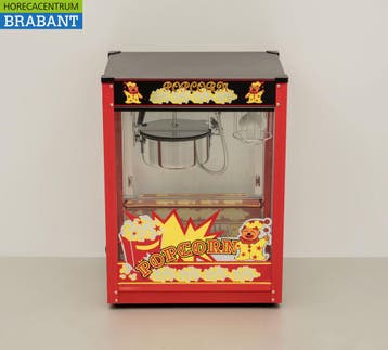 HCB Popcornmachine Popcorn machine Zwart 230V Braderie Markt, Ophalen of Verzenden, Nieuw in verpakking