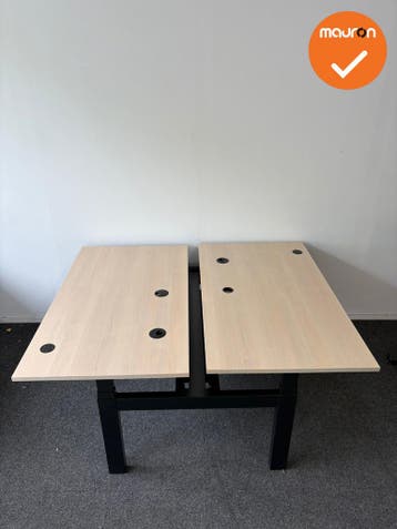 Vepa Presto Duo zit-sta bureau - 140x80 - memory bediening -, Werkplek, Ophalen of Verzenden, Gebruikt, Bureau