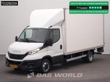 Iveco Daily 35C16 3.0L Laadklep Dubbellucht Bakwagen 160PK M, Stof, Gebruikt, Euro 6, Iveco