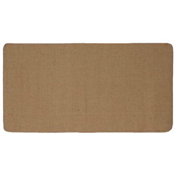 vidaXL Gebied Tapijt Licht Bruin 100 x 200 cm Jute, Verzenden, Nieuw, Bruin