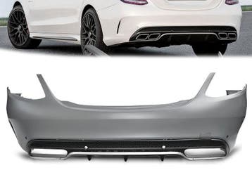 Achterbumper | geschikt voor Mercedes-Benz | C-klasse 14-18, Verzenden, Nieuw, Mercedes-Benz
