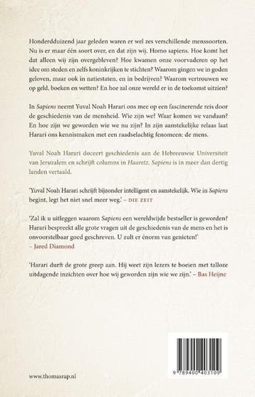 Sapiens 9789400403109 Yuval Noah Harari, Verzenden, Gelezen, Yuval Noah Harari