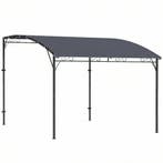 Aanbouwpaviljoen Pergola Met Metalen Frame Dak, Weerbestendi, Tuin en Terras, Verzenden