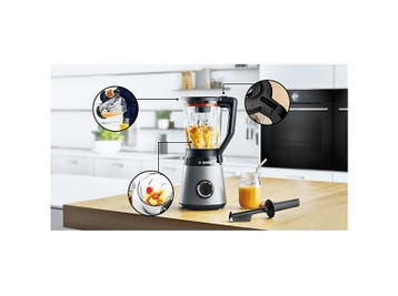 Bosch -   Keukenmachine Zilver, Verzenden, Nieuw